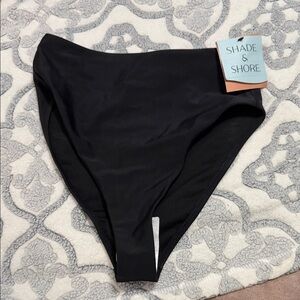 Shade & Shore Women's Classic Black Bikini Bottom
